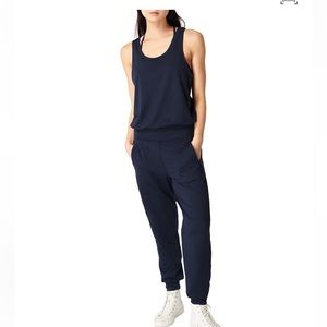 Sweaty Betty Gary Navy Jumpsuit Sz L